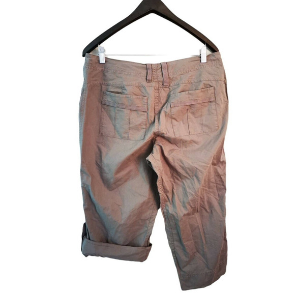 Mountain Hard‎ Wear Zip-Fly light green Capri Pants Women’s Size 12 36X22 - Picture 9 of 9